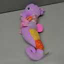 Baby Toys 0-6 Months,Infant Musical Seahorse Stuffed Animals Sensory Toys with Bright Colors,Multiple Textures,Rattles & Crinkle Sound Paper,Tummy Time Toy for Newborn Boys Girls 0-12 Months-Purple
