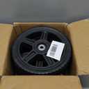 10 Inch Lawn Mower Wheels Kits Universal 10" Push Mower Wheels with 1/2" Bearing, Bolts & Nuts, Plastic Replacement Tires for Most Standard Garden Tiller, Pressure Washer, Handtruck, 4 Pack