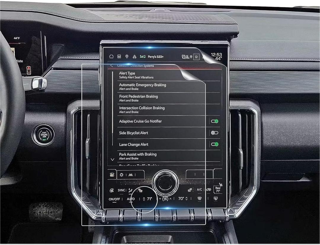 CDEFG For 2025 2026 GMC Terrain Screen Protector - 15 Inch (2PCS) Nano Film - Terrain (Elevation, AT4, Denali) Touchscreen Accessories