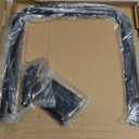 DELLAN Mattress Slide Stopper, Extra Tall Non-Slip Mattress Gripper Retainer Bar, Holder for 1.5 "x 2.9" Metal Bed Frame to Prevent Sliding (2 Pack)