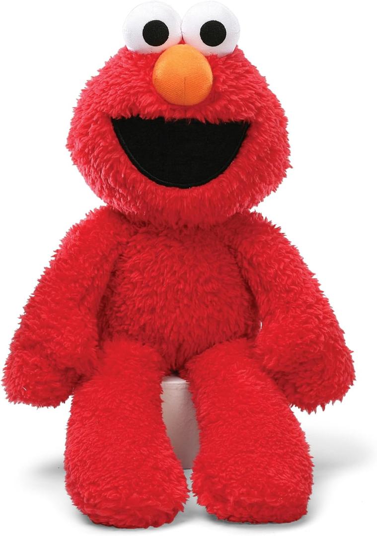 GUND Sesame Street Official Elmo Take Along Buddy Plush, Premium Plush Toy for Ages 1 & Up, Red, 13