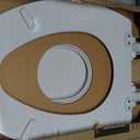 Mayfair NextStep2 Toilet Seat with Built-In Potty Training Seat, Slow-Close, Removable that will Never Loosen, Elongated, White