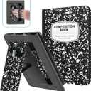 Ayotu Stand Case for 6.8" Kindle Paperwhite 11th Generation 2021 and Kindle Paperwhite Signature Edition, Premium PU Leather Cover with Auto Wake/Sleep, Milk Notebook