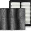 Engine Cabin Air Filter Kit for Honda Civic 1.3L 2011 2010 2009 2008 2007 2006