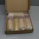 Flameless LED Candles with Timer 5 Pc Flickering Flameless Candles for Romantic Ambiance and Home Decoration Stable Acrylic Shell,with Embedded Star StringBattery Operated CandlesGold