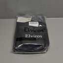 Elviros Hanging Toiletry Bag Removable Travel Bag PU leather Makeup Cosmetic Organizer Kit, Black (1 Pack)