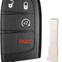 Key Fob Replacement Fits for Jeep Compass 2017 2018 2019 2020 2021 2022 2023 Smart Proximity Keyless Entry Remote Control 433 Mhz FCC:M3N-40821302 P/N:68250346AB 68250337AB 68417821AA 68417821AB