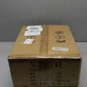 HOXIYA Dimmable Plug-in 5 Light Crystal Chandelier with Cord Glass, Chrome Candle Style Hanging Swag Lighting, K9 Crystals Beads Modern Pendant Light Fixtures Ceiling for Dining Living Room Bedroom