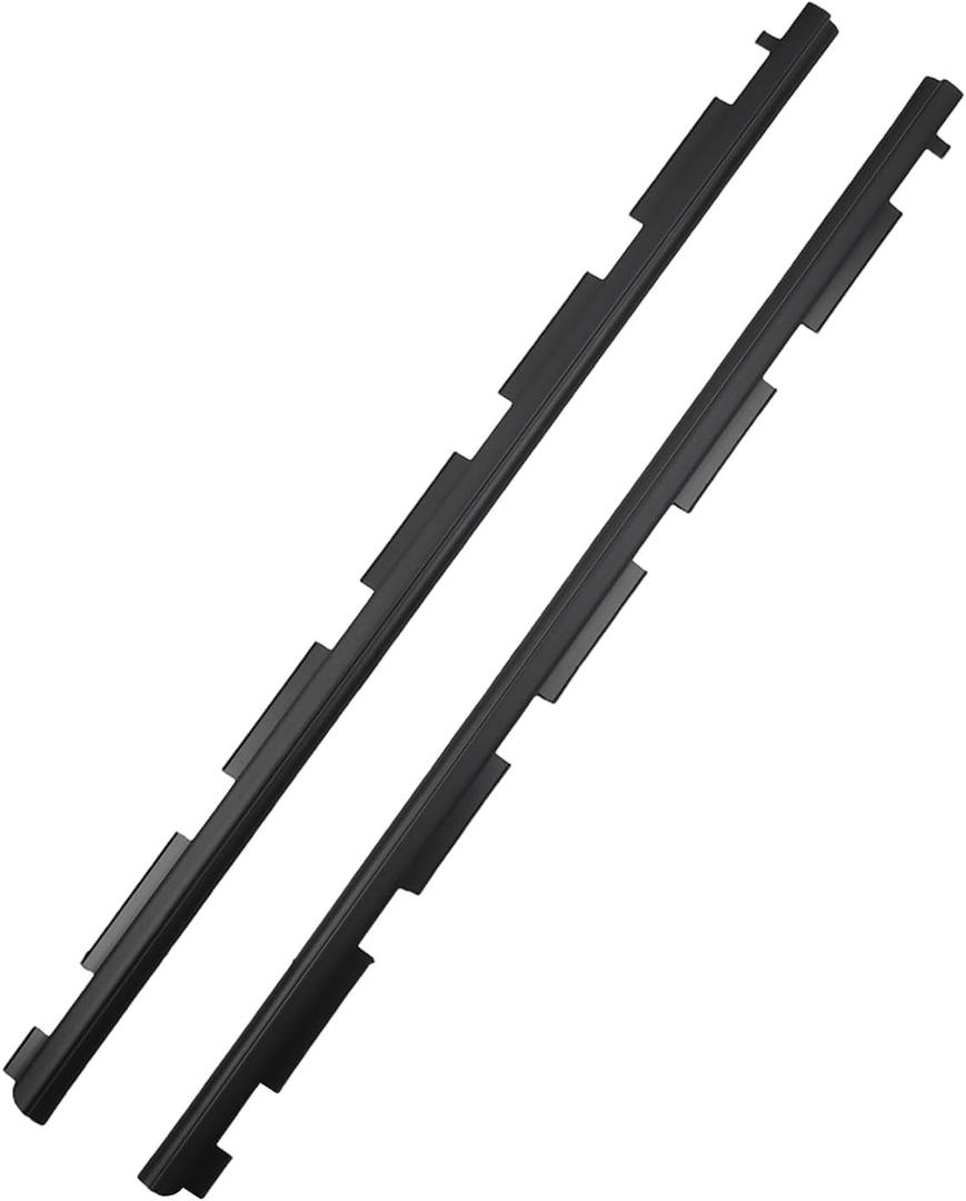 Dasbecan 2Pcs Outer Window Sweep Weatherstrip Seal Compatible with Chevy & GMC C1500 C2500 C3500 K1500 K2500 K3500 1988-2002 Replaces 15991406 15991405