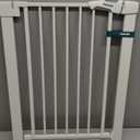 Babelio Baby Gate for Doorways and Stairs, 26''-40'' Auto Close Dog/Puppy Gate, Easy Install, Pressure Mounted, No Drilling, fits for Narrow and Wide Doorways, Safety Gate w/Door for Child and Pets