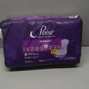 Poise Overnight Incontinence & Postpartum Pads for Bladder Leaks, 8 Drop Extra Coverage, 36 Count