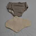 Washable Incontinence Underwear with Movable Diaper,Three-Layer Leak-Proof Design,Cotton Material,Comfortable &Breathable Layer,Protection for Special Needs Bariatric Patients Or Bedwetting (XX-Large, Beige)