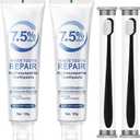 Hydroxyapatite Toothpaste for Enamel Protection & Tooth Strength, Mint Flavor, Fresh Breath, Daily Use (3.53 Ounce (Pack of 2), Blue)