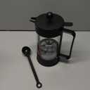 Bodum Brazil French Press Coffee Maker with Borosilicate Glass Carafe, 12 Ounce, Black