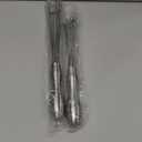 2 Pieces Stainless Steel Mini Ball Whisk 10-Inch and 12-Inch, Egg Beater Manual Mixer Whisk for Sauces Cream Cooking Blender