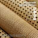 Rattan Over The Toilet Storage Cabinet with Adjustable Shelf and Large Space, Bathroom Organizers and Storage Over Toilet with Rattan Door, Metal Stand, Tall Storage Shelves Above Toilet, Natural