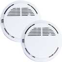 Smoke Alarm detectors are Used in Household Kitchens or Offices to detect Gas Alarms (2-Pack)