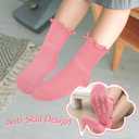Witwot 6 Pairs Baby Girl Ruffle Crew Socks Toddler Girls Dress Sock Cotton | Size 6M - 7Y