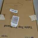 XINLEI Universal TV Stand Base, Table Top TV Stand for 1743 Inch LCD/LED TVs, Height Adjustable Monitor Mount Stand with Tempered Glass Base Holds up to 88lbs VESA 200x200mm, TS103