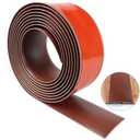 Floor Transition Strip 2" Self Adhesive Flat Vinyl Flooring Transitions Strip with Strong Backing Wood Grain (5cm, 10FT, Red Oak)