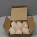 6 Pcs 4.33 Inch Large Easter Fillable Unfinished Wooden Eggs Wood Easter Egg Hunt Basket Stuffers Game Supplies Party Favor DIY Painting Art Craft Decorations Home Decor