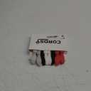 CORDSY Appliance Cord Wrap - Adhesive Cord Wrapper for Appliances - Stick-On Bundler for Appliance Cords (Pack of 8, Black, Red, & White)