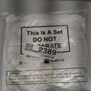 Gerrii Set of 2 Cupcake Display Stands 3 Tier Serving Tray Platters Stainless Steel Cup Cake Tower for Birthday Party Wedding Dessert Cookie Candy(Silver)