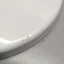 Garvee Toilet Seat Cover Round – PP Material, Secure Locking Design, Full Flat Lid for Standard Round Toilets, Sturdy & Comfortable Fit, White