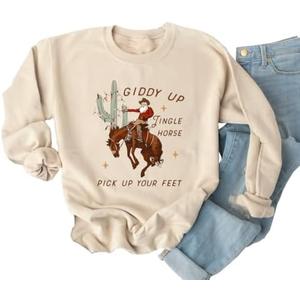 Yimoya Leopard Merry Christmas Tree Sweatshirt Womens Plaid Holiday Merry Blouse Xmas Tops XL