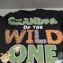 Grandma of The Wild One 1St Birthday Family Safari Jungle T-Shirt Size L