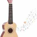 21 Inch Wooden Kids Toddler Child Children Acoustic Guitar Musical Instruments Ideal for 3-9 Year Old Boys Girls Gifts (Burlywood), Mini