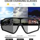 ROCKBROS Photochromic Sunglasses for Men Cycling Sunglasses Sports Bike Glasses