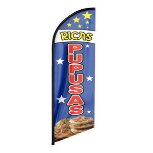 "Pupusas Ricotas" Flag, 10 Ft, Mexican decoration