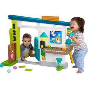 Fisher-Price Baby Learning Toy Laugh & Learn Ultimate Playhouse with Smart Stages & 9 Pretend Play Accessories, Infants & Toddlers Ages 6+ Months, 12x8x4 Inches When Fully Assembled
