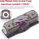 0 Gauge Amp Wiring Kit,3000 Watt Amplifier Sub Installation Kit Make Connections and Brings Power to Your Radio,Subwoofers and Speakers