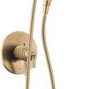 Delta Saylor 17 Series Brushed Gold Dual-Function Shower Faucet Set with In2ition 2-in-1 Dual Shower Head with HandHeld Spray Combo, Valve Trim Kit, Champagne Bronze T17235-CZ-I (Valve Not Included)