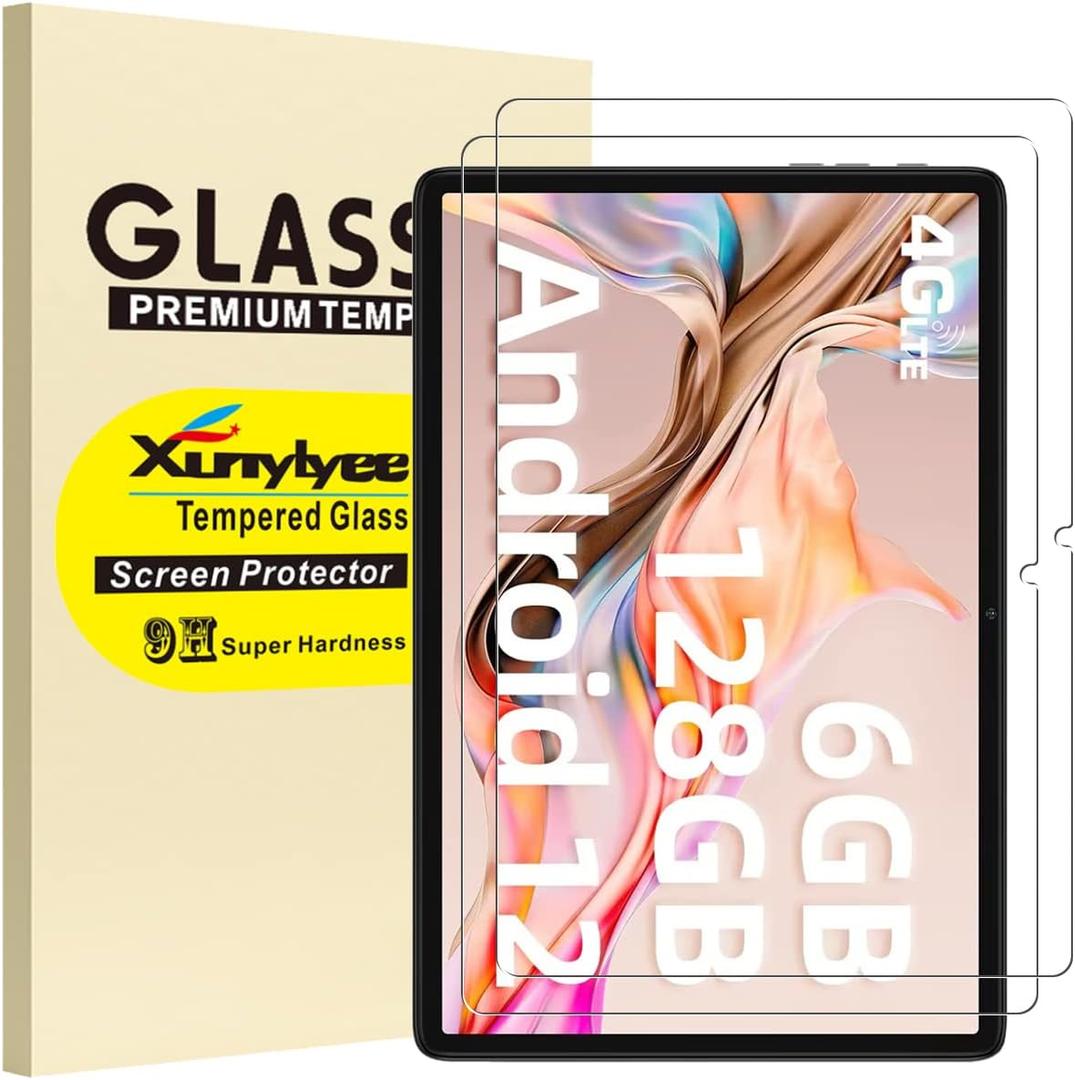 2 Pack, Screen Protector for Teclast P40HD 10.1 Inch Tablet Tempered Glass Film [235 * 154mm/ 9.25 * 6.06 inch]