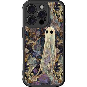 DEENAKIN for iPhone 16 Pro Max Case, Cute Floral, Translucent Matte Cover | Compatible with Magsafe,Trendy Aesthetic Cool Retro Western Coquette Protective Slim Phone Case for Women Girls