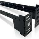 Bed Frame Footboard Extension Brackets Set Attachment Kit,Universal Bolt-on Footboard Extension Brackets Will Fit Most Twin,Queen and King Bed Frames
