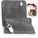 Extra Large Heating Pad for Back Pain Relief, 35"x20" Electric Heat Pads for Period Cramps & Body Shoulder, 9 Heat Settings, Auto-Off, Machine Washable, Dry Moist Heat, Gifts for Women Men, Gray