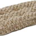 MidWest Homes for Pets Plush Pet Bed; Ombr Swirl & Cat Bed; Mocha 17L x 11W x 1.5H - Inches for Toy Dog Breeds, 40618-STB, 18-Inch (Gray)