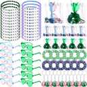 72 Pcs Halloween Party Favors, Witch Party Supplies, Blue-purple,Green