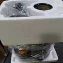 Qcen Juicer Machine, 800W Centrifugal Juicer Extractor with Wide Mouth 3 Feed Chute for Fruit Vegetable, Easy to Clean, Stainless Steel, BPA-free (Black)