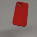 Vooii Compatible with iPhone 13 Case, Liquid Silicone Upgrade [Camera Protection] [Soft Anti-Scratch Microfiber Lining] Shockproof Phone Case for iPhone 13 6.1 inch - Red
