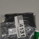 Agnes Orinda Plus Size Dress for Women Square Neck Sleeveless Contrast Summer Bodycon Side Slit Knit Tank Dresses (4X, Black)