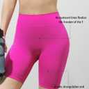 SIXIM Seamless Biker Shorts for Women, High Waisted Workout Compression Yoga Shorts Gym Running Active Fitness Shorts (Green, L)