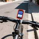 Screen Protector for Garmin Edge 850/Edge 550 GPS (3+1pack) and Silicone Case Cover,Tempered Glass Film Anti-Scratch High Definition Full Coverage (Red)