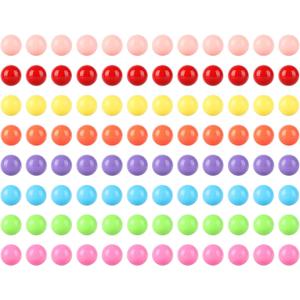 0.47inch(12mm) Game Replacement Marbles Balls,96pcs Acrylic Balls for Rainbow Bead Game, Color Sorting Toy, DIY Craft(8 Colors)