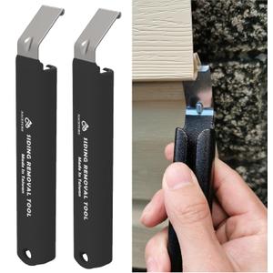 NACETURE Vinyl Siding Removal Tool 2 Pack  7 Inch Heavy Duty Steel Hand Tool for House Siding Installation and Repair