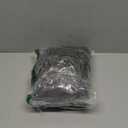 Women's Sweater Dress Long Sleeve Mock Neck Crochet Flared Ruffle Hem A-Line Pleated Mini Dress, L